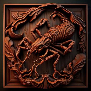 3D модель Euscorpius beroni (STL)